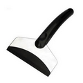 Blank Stainless Steel Ice Scraper with Solid Handle, 7" L x 4 1/4" W